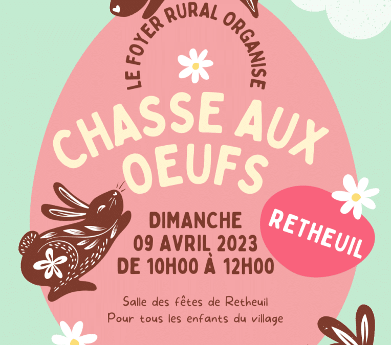 Chasse aux oeufs 2023